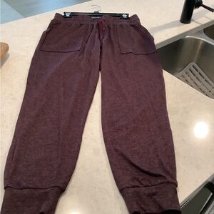 Mondetta Heathered Burgundy Lounge Pants